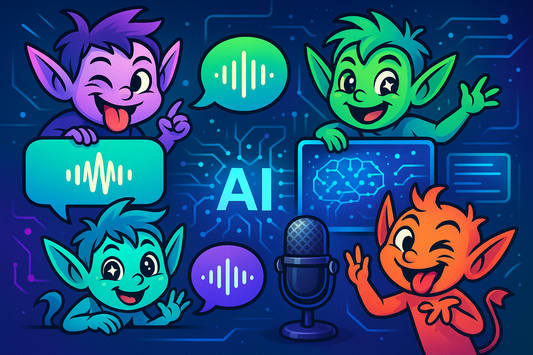 Create mischievous, playful character voices with advanced AI technology. Perfect for entertainment, storytelling, and creative content.